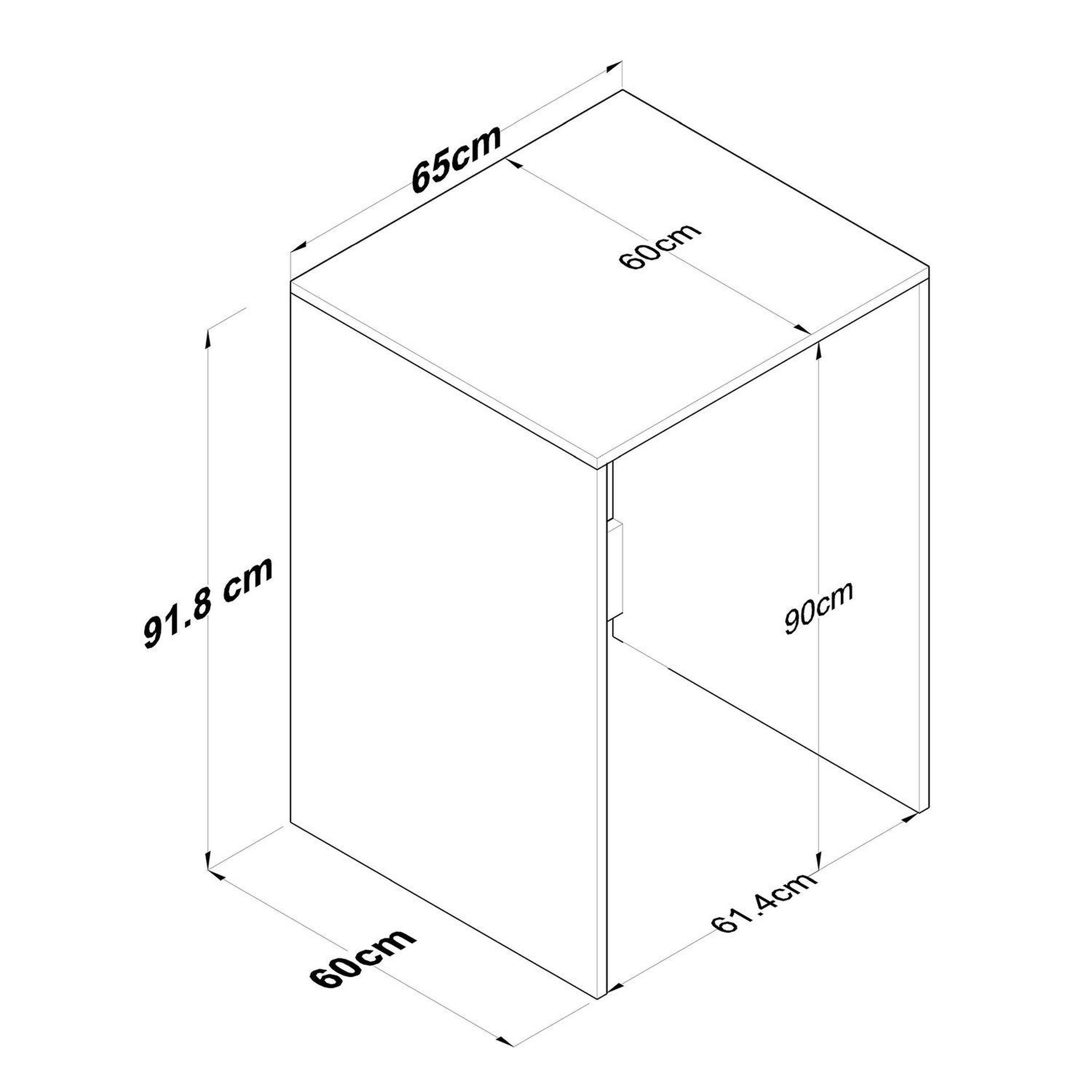 Voir la diapositive 3 : TOILINUX Meuble de rangement pour machine à laver - marron et blanc