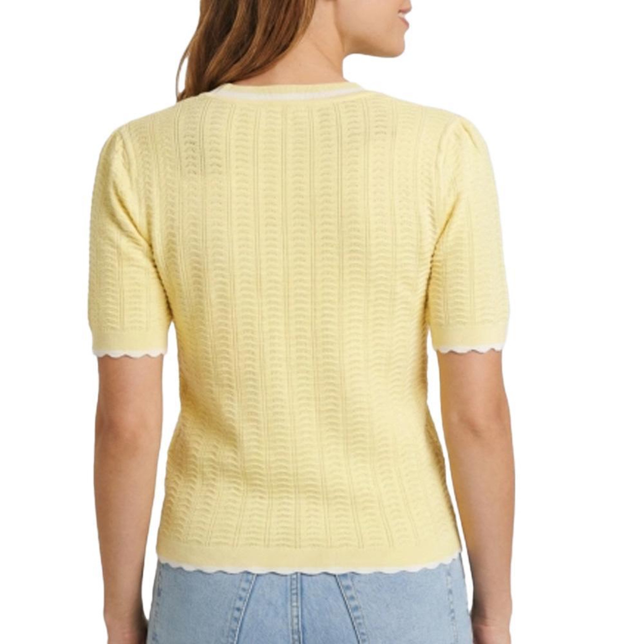 Voir la diapositive 2 : MORGAN Pull Jaune Femme Morgan MSEOUL