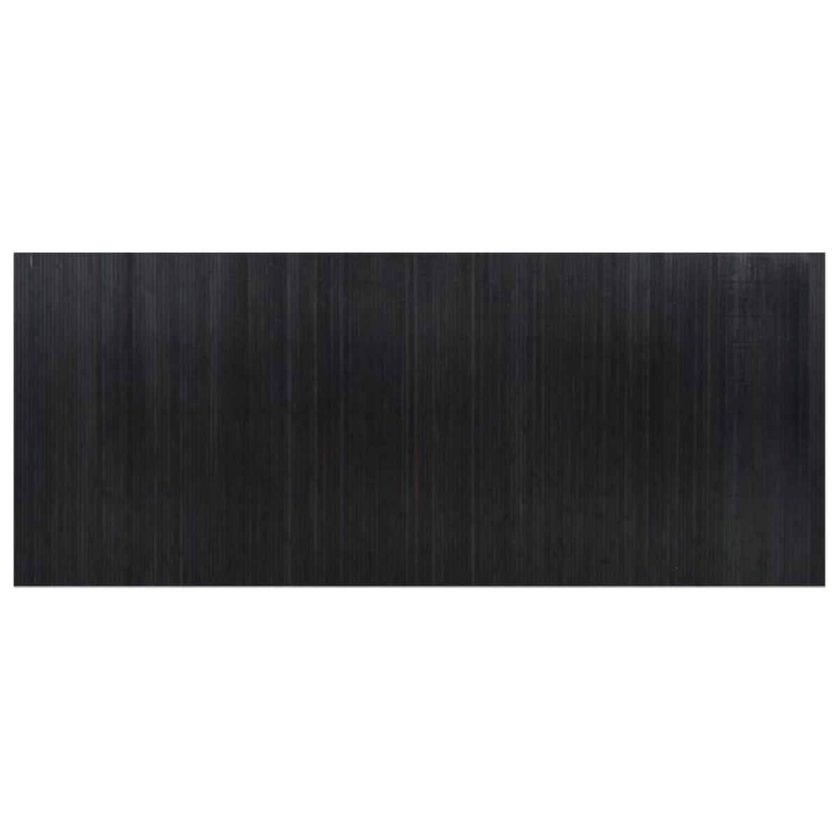 VIDAXL Cloison de separation noir 165x400 cm bambou