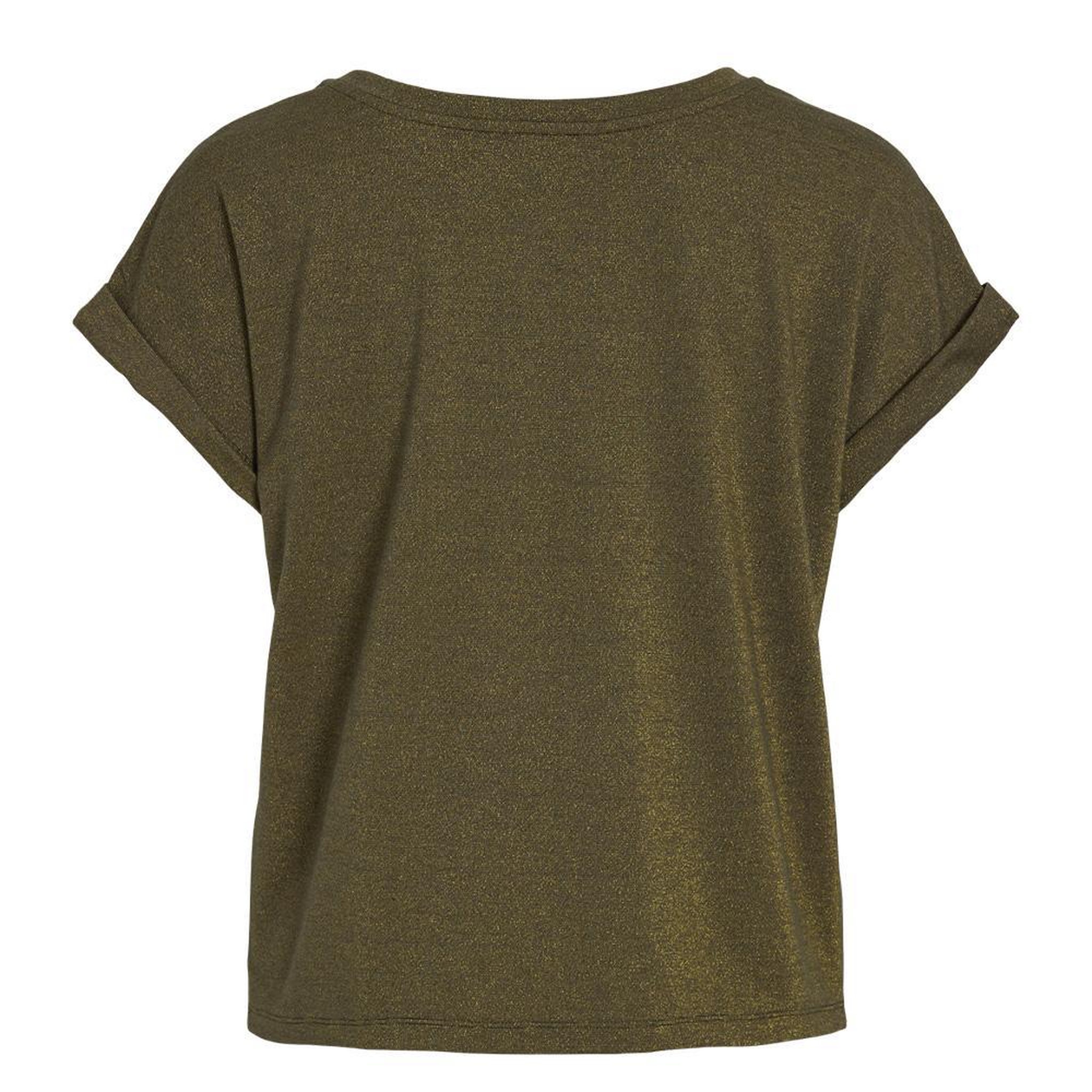 Voir la diapositive 2 : Vila T-Shirt Vert Femme Vila Luxi