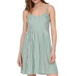 Only Robe à Rayures Blanc/ Femme Only Sharon. Coloris disponibles : Vert