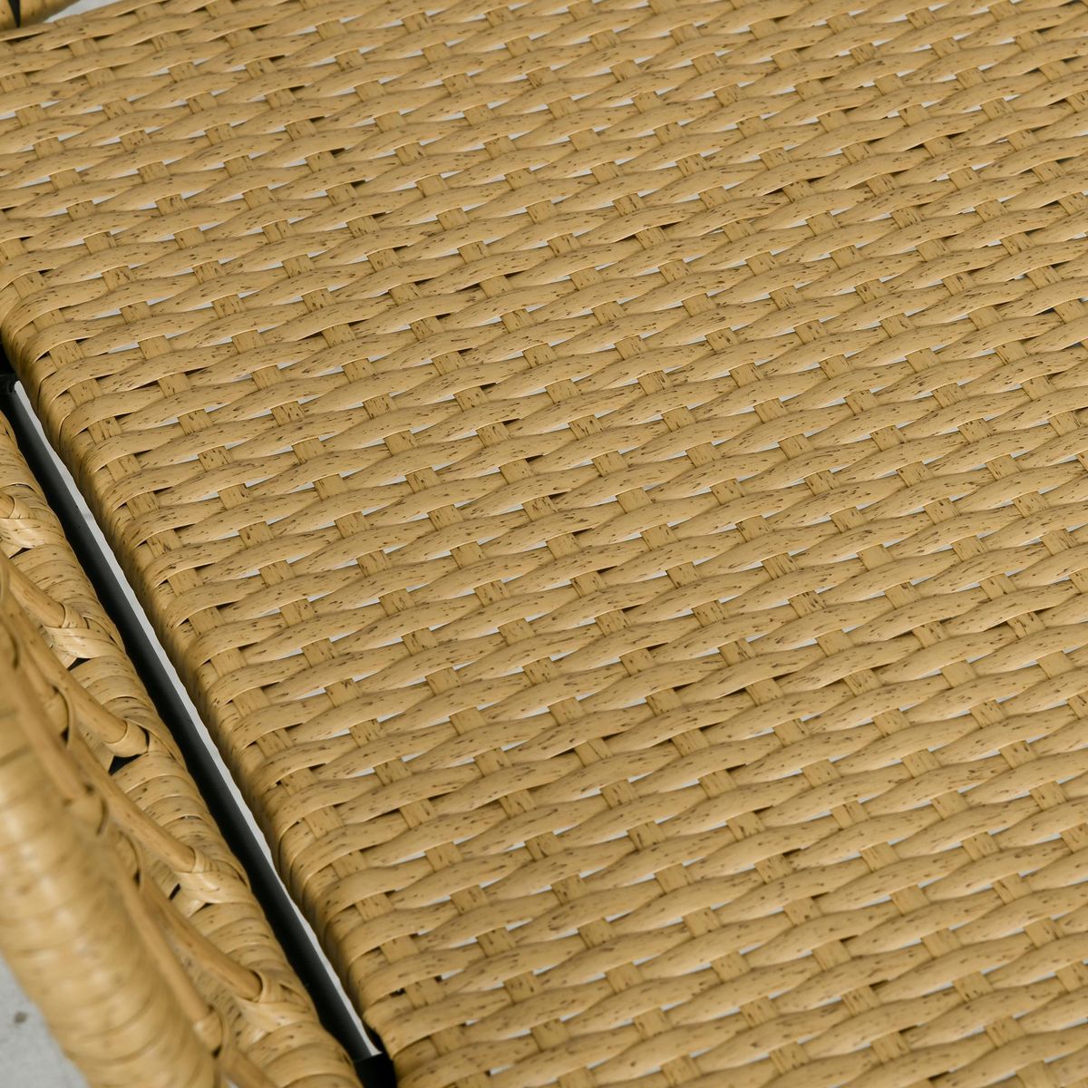 OUTSUNNY Ensemble salon de jardin 4 places 5 pièces avec coussins style bohème chic