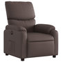 Voir la diapositive 4 : VIDAXL Fauteuil inclinable electrique Marron Similicuir