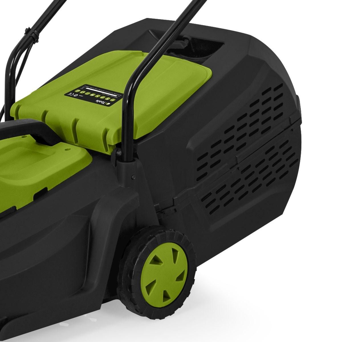 iTools Tondeuse a gazon électrique Induction 1200W Pelouses jusqu'à 300m2 Larg 32cm Bac 35L ITOOLS