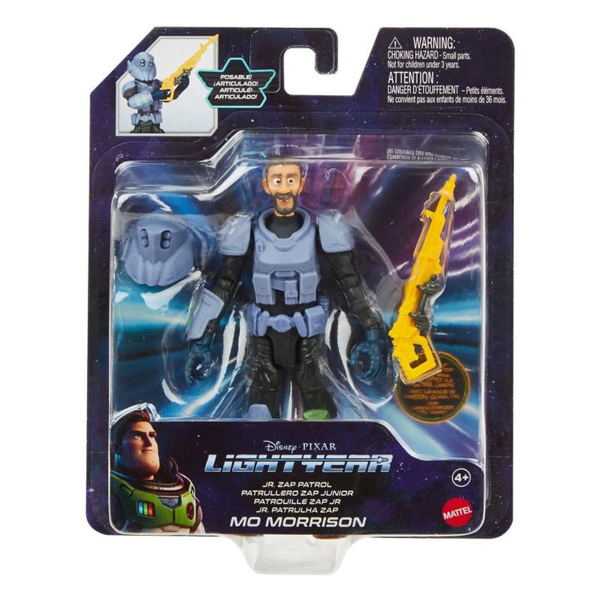 Voir la diapositive 2 : DISNEY Disney Pixar Lightyear Jr. Zap Patrol - Mo Play Figure HHJ83