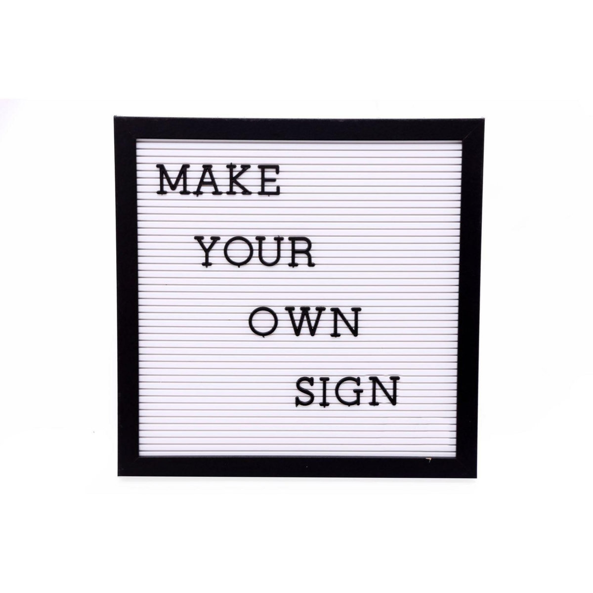 HEART OF THE HOME Tableau à messages personnalisés - 30 x 30 cm - Blanc