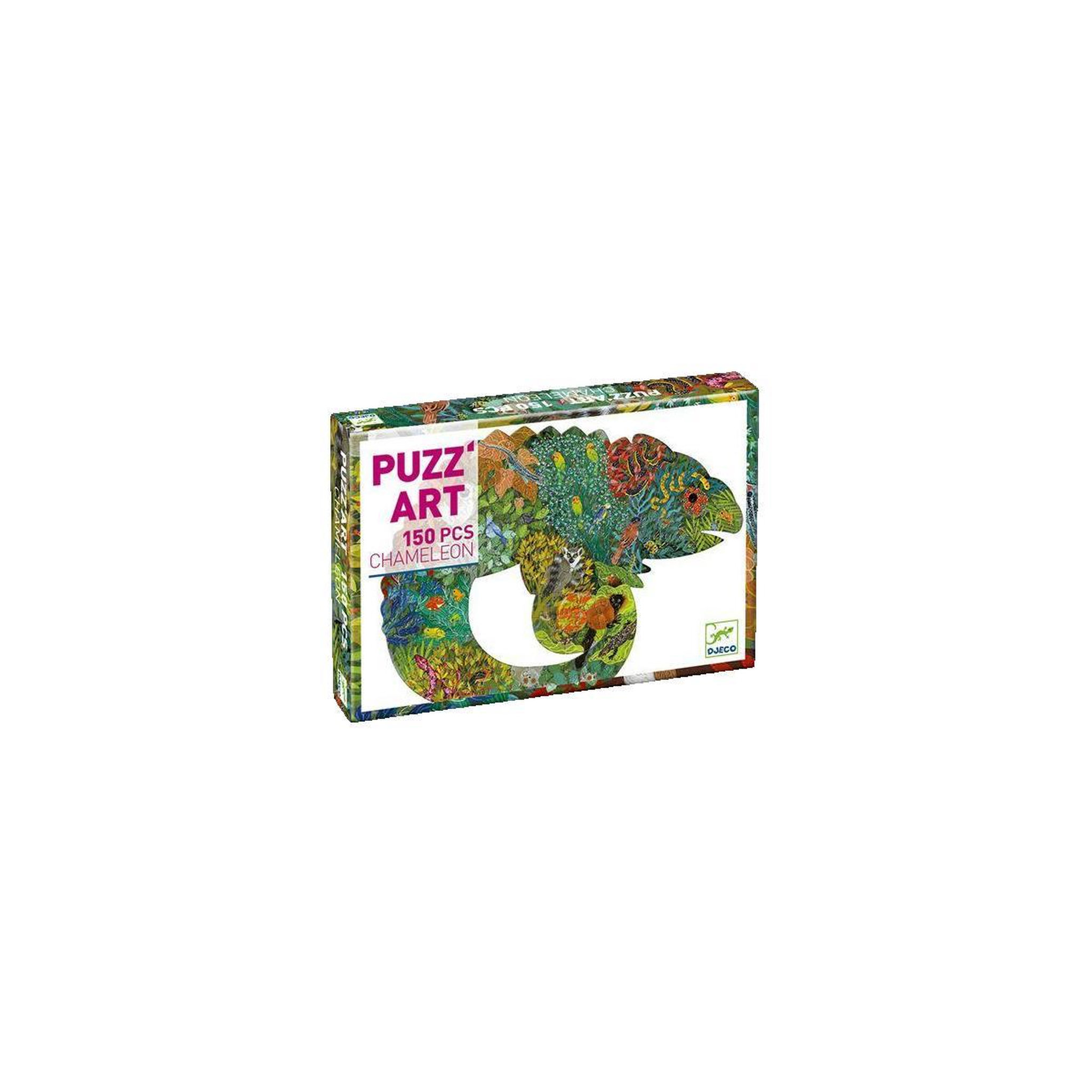 Djeco Puzzle djeco Puzz'Art Chameleon vert 150 pièces
