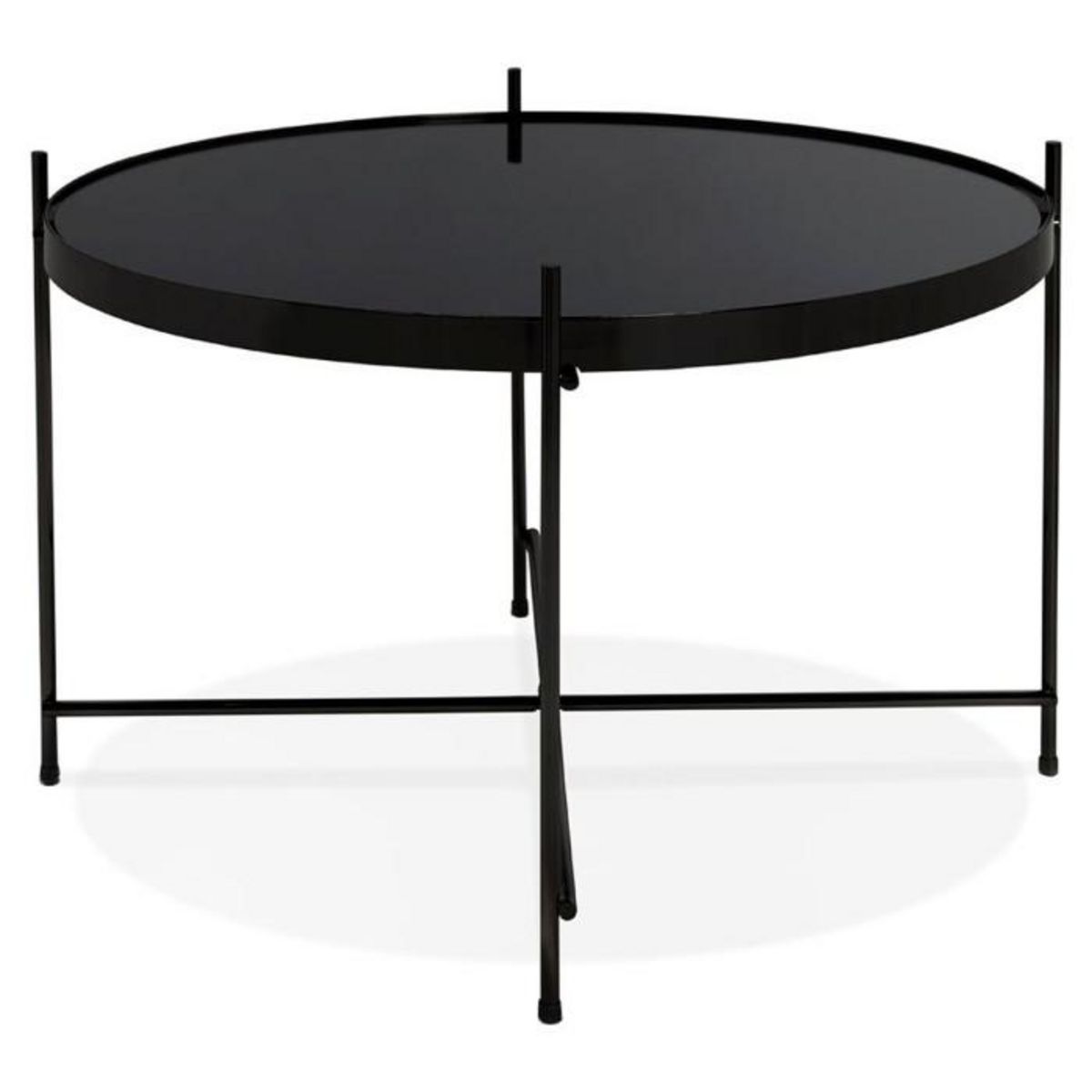 Paris Prix Table Basse Design Ronde  Kamal  63cm Noir