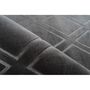 Voir la diapositive 3 : Paris Prix Tapis Imprimé Losange Fait Main  Monroe III  Anthracite