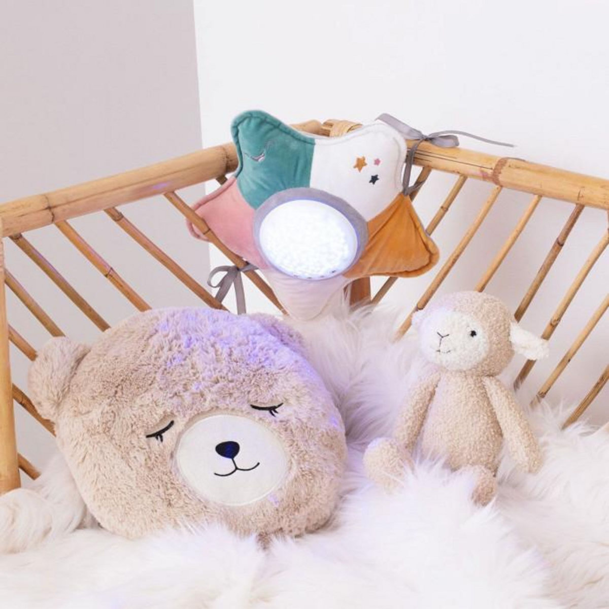 Atmosphera Kids Veilleuse Enfant  Projecteur Étoile  25cm Multicolore