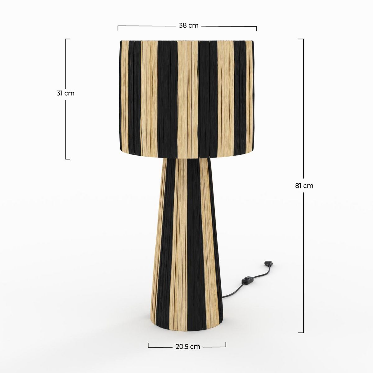 Rendez vous déco Grande lampe en feuille de palmier - Soléa