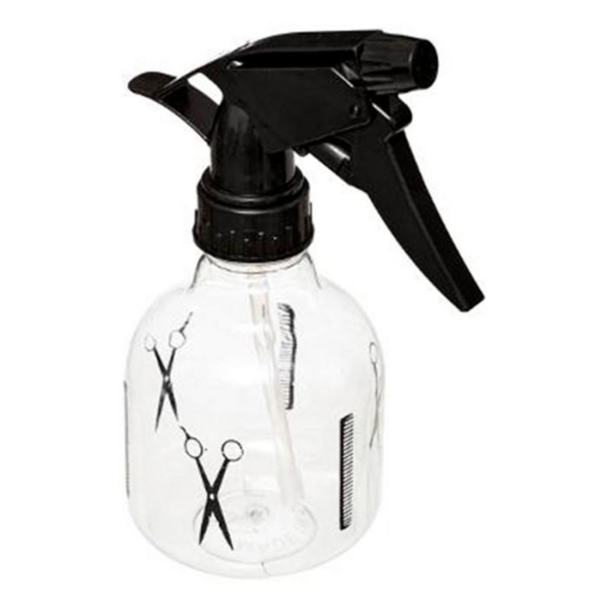 Body beauty Bouteille Spray  Cheveux  17cm Noir & Transparent
