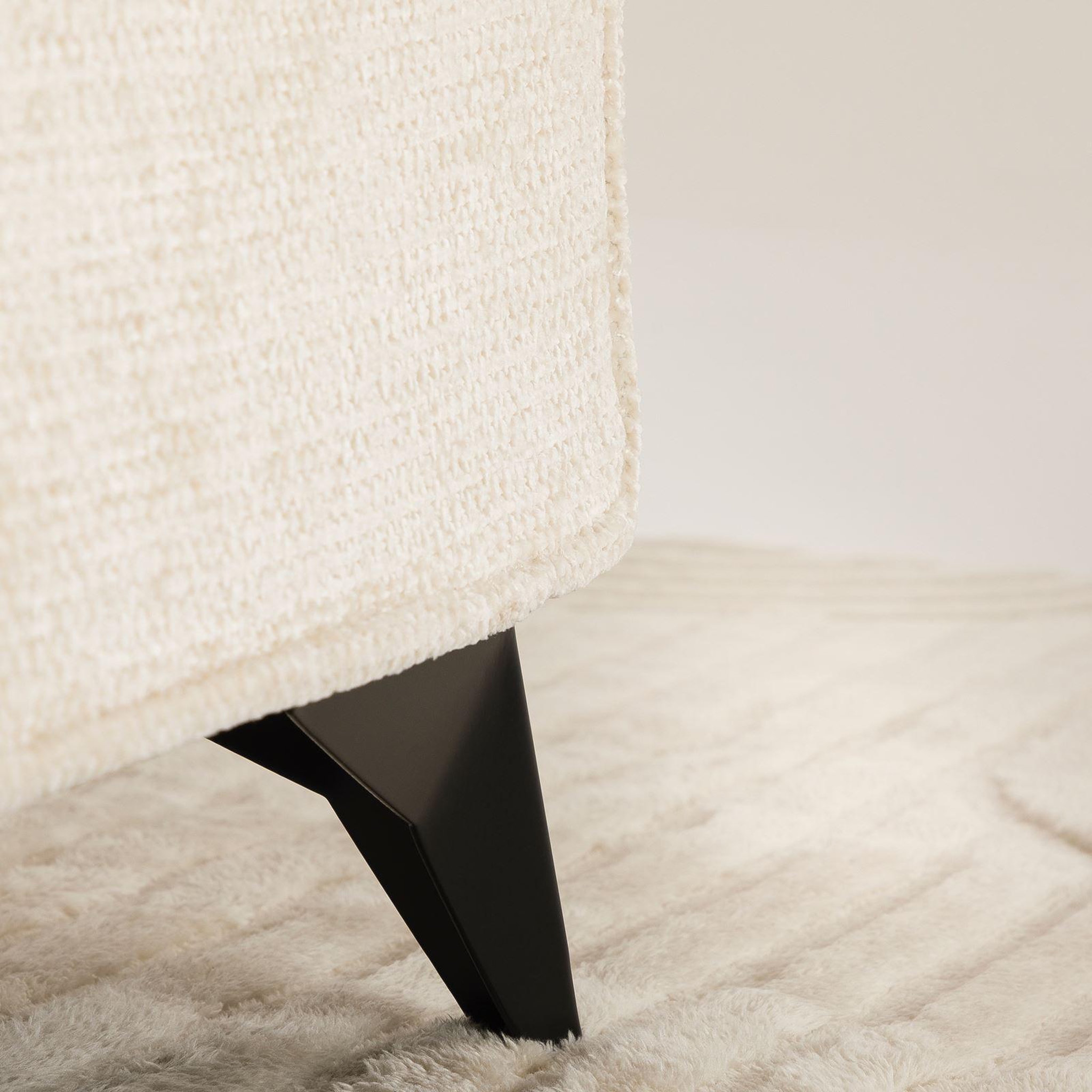 Voir la diapositive 6 : IDIMEX Lit simple leverda 90 x 190 cm, revêtement en tissu