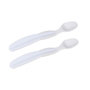 Voir la diapositive 1 : Paris Prix Set de 2 Cuillères Bébé  Thermosensible  14cm Blanc