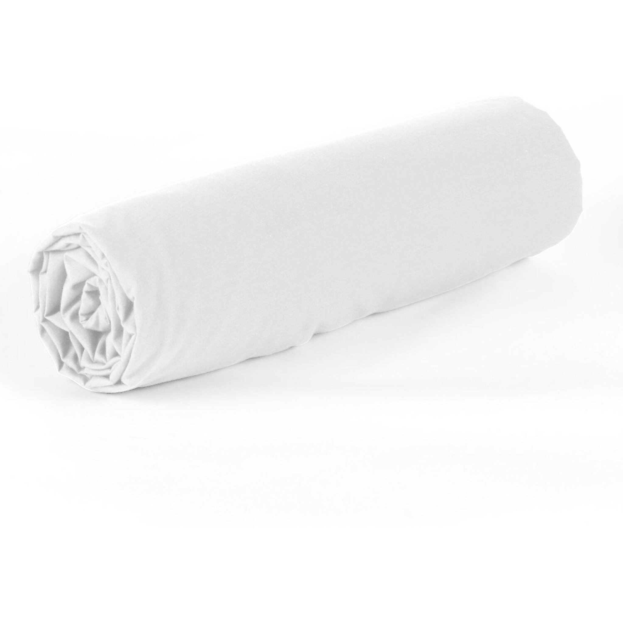 Voir la diapositive 4 : Home collection Drap housse de coton-bambou - bambou vert