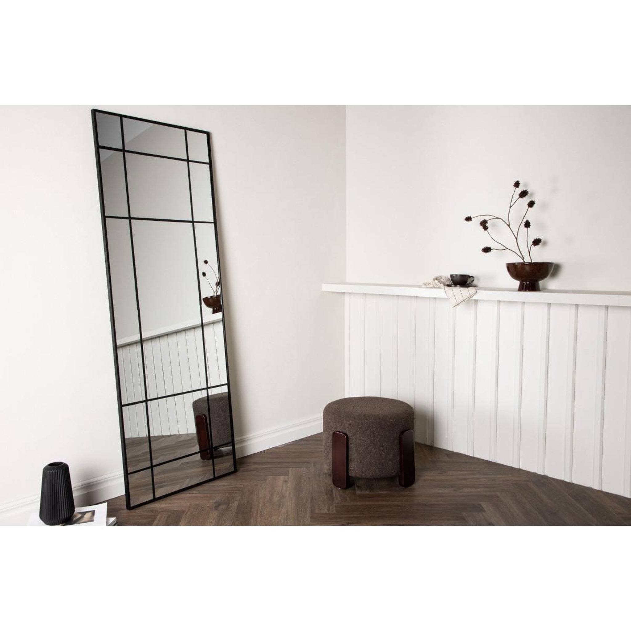 Voir la diapositive 5 : Paris Prix Miroir mural déco  lake  180cm noir