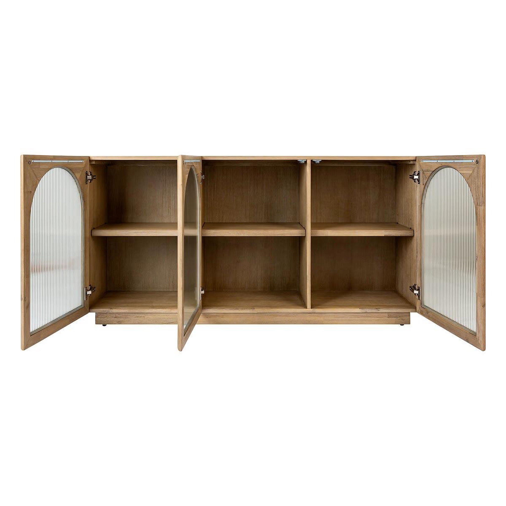Voir la diapositive 2 : ATMOSPHERA Buffet design 3 portes  lousada  160cm naturel