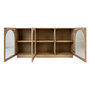Voir la diapositive 2 : ATMOSPHERA Buffet Design 3 Portes  Lousada  160cm Naturel