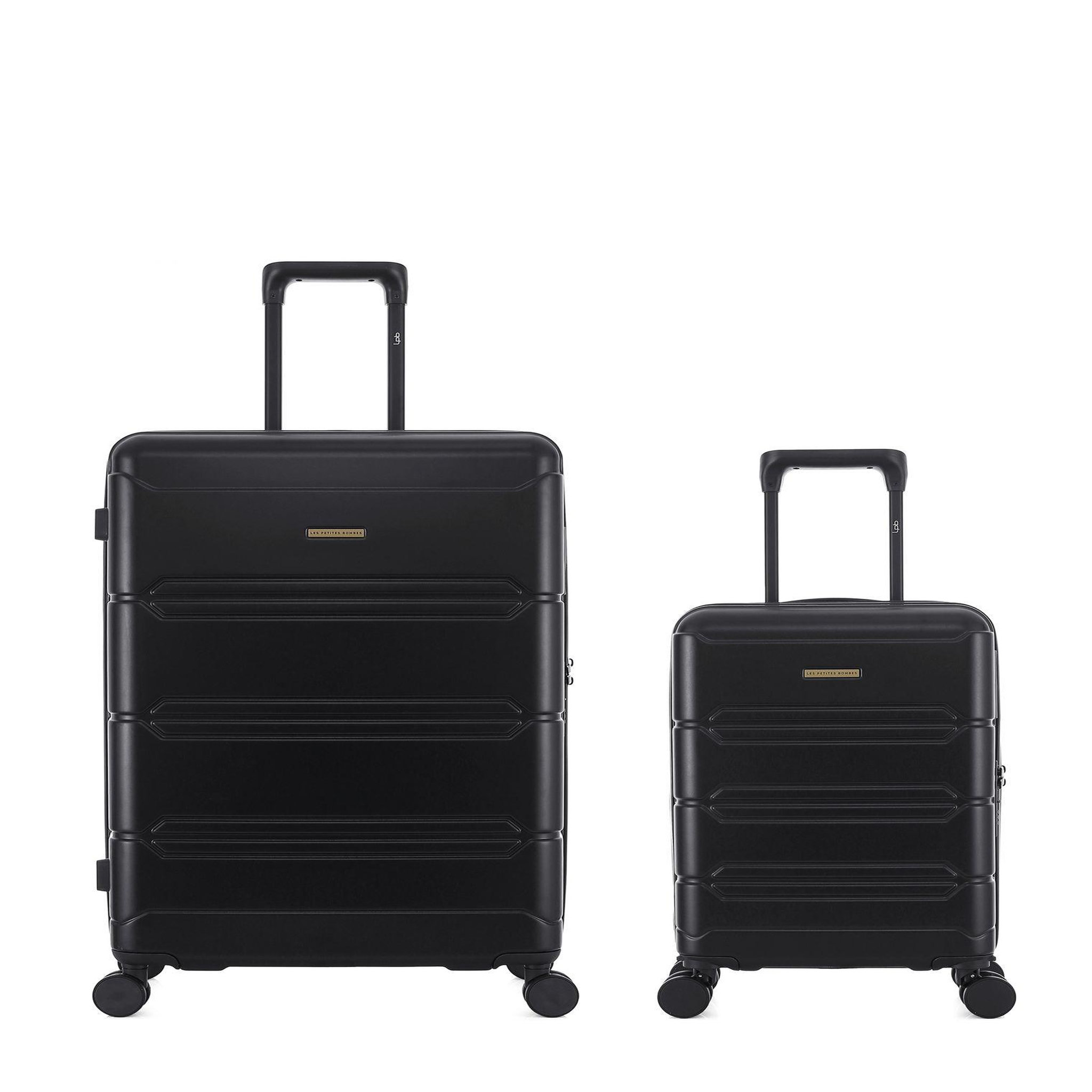 LES P'TITES BOMBES LPB Lot de 2 Valises Rigides Grand Format et Cabine XS LYNDA