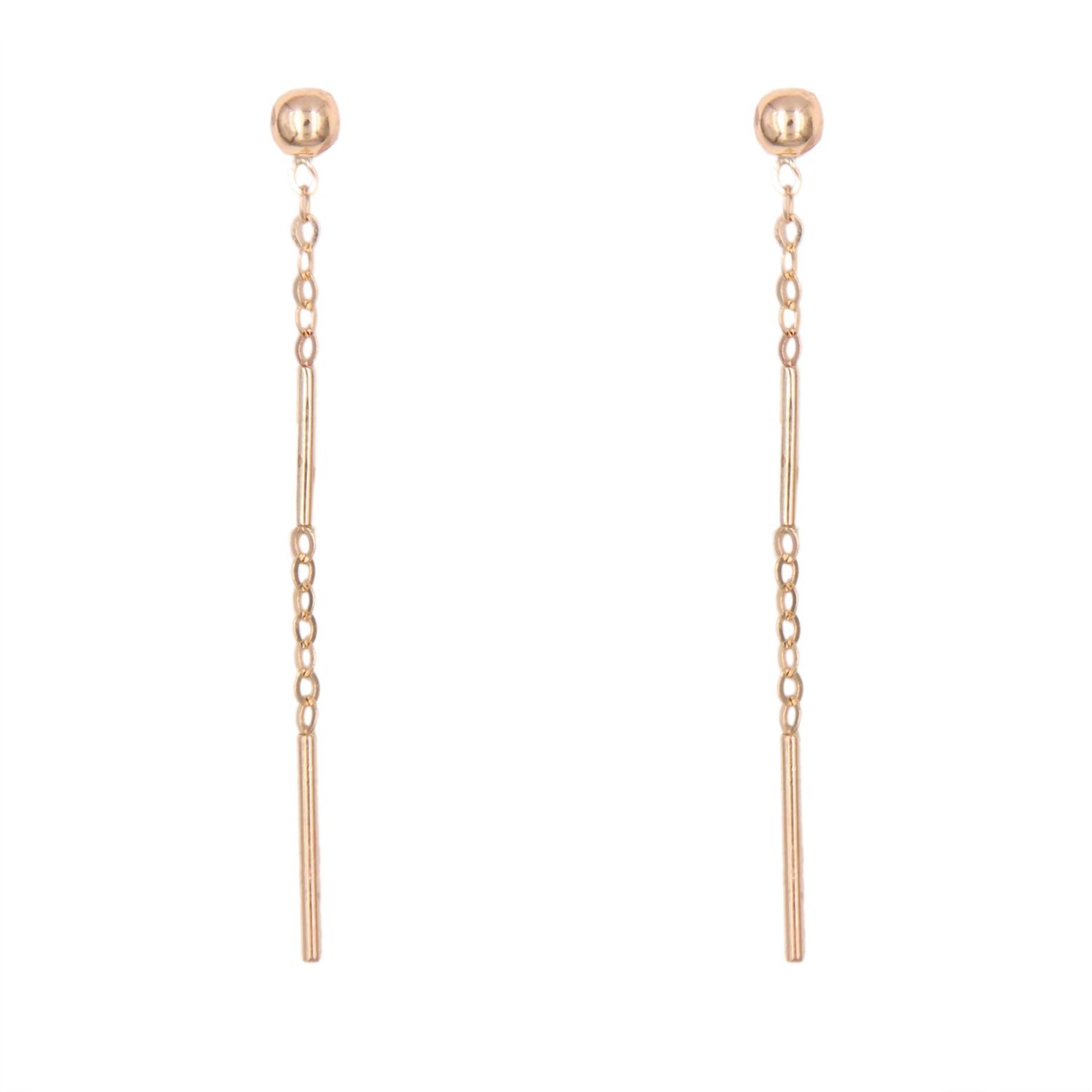 L'ATELIER D'AZUR Boucles d'Oreilles Or Jaune Pendantes - Femme