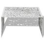 Voir la diapositive 3 : VIDAXL Table basse argentee Design geometrique Aluminium