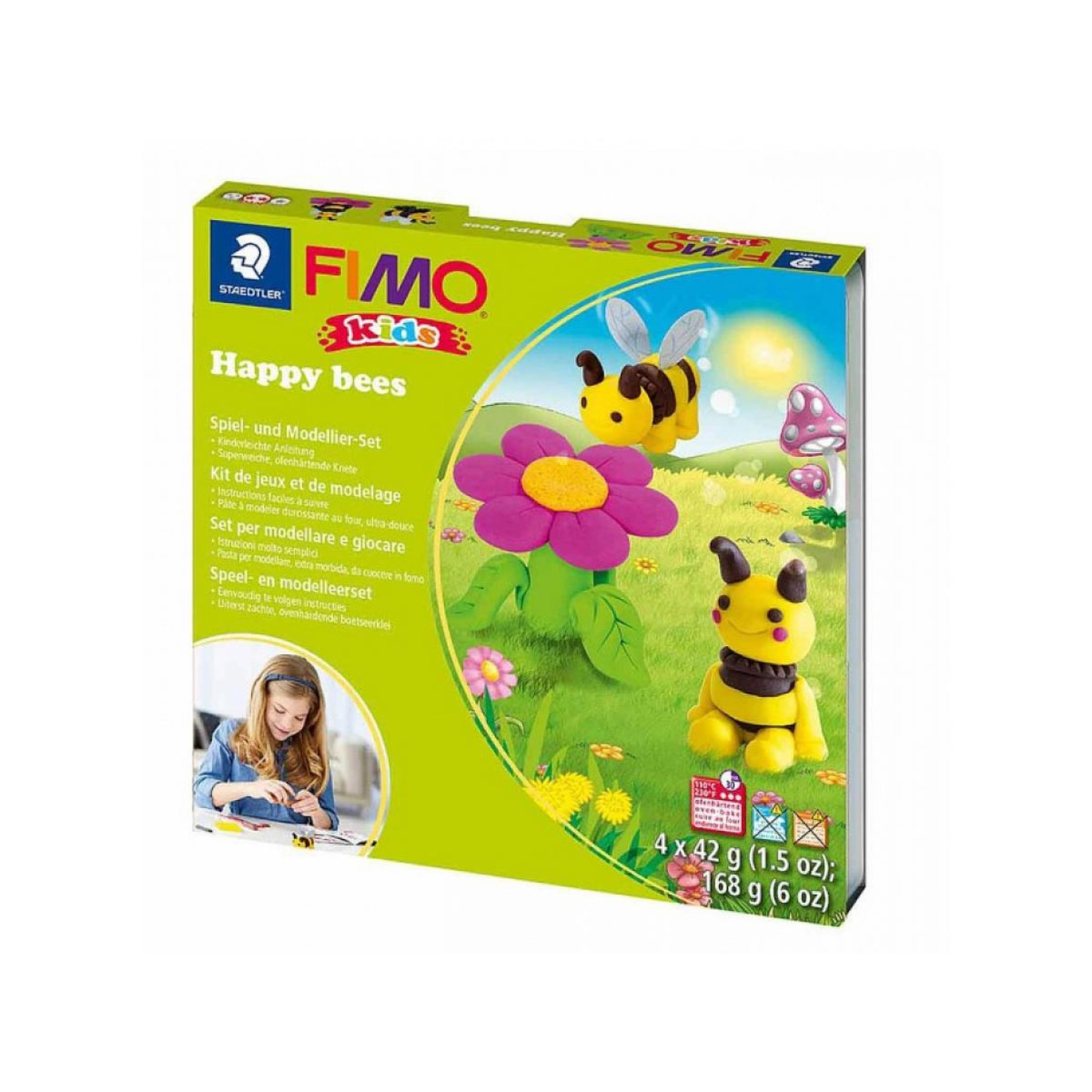 Fimo Kit  Kids Happy Bees.