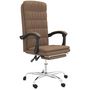 Voir la diapositive 2 : VIDAXL Fauteuil inclinable de bureau Marron Tissu