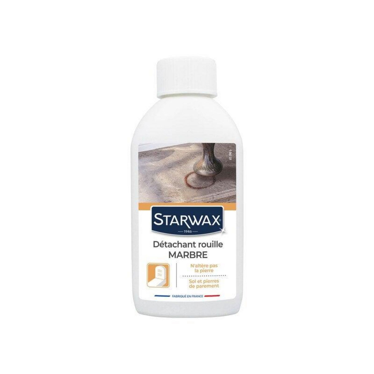 Starwax Détachant rouille marbre STARWAX, incolore liquide, 250 ml