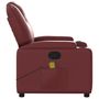 Voir la diapositive 5 : VIDAXL Fauteuil de massage inclinable Rouge bordeaux Similicuir