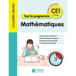 MATHEMATIQUES CE1 TOUT LE PROGRAMME. 60 SEANCES DE 20 MINUTES, EDITION 2024, Fontaine Vincent