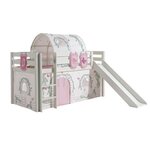 Paris Prix Pack - Lit Enfant Toboggan, Tente, Tunnel & 3 Pochettes  Pino Birdy  Blanc