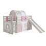 Voir la diapositive 1 : Paris Prix Pack - Lit Enfant Toboggan, Tente, Tunnel & 3 Pochettes  Pino Birdy  Blanc
