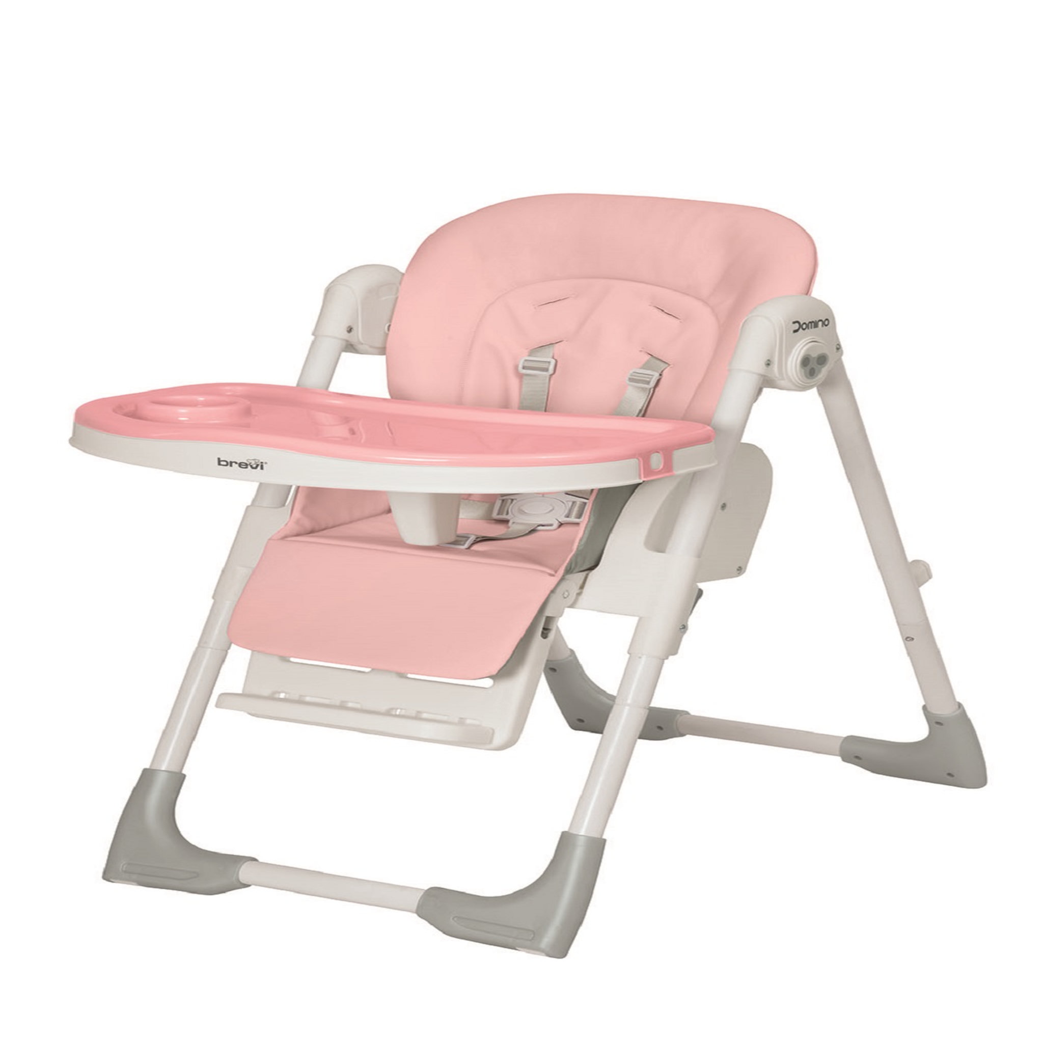 Voir la diapositive 5 : BREVI Chaise haute multipositions Domino