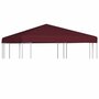 Voir la diapositive 1 : VIDAXL Toile superieure de gazebo 310 g/m^2 3x3 m Bordeaux