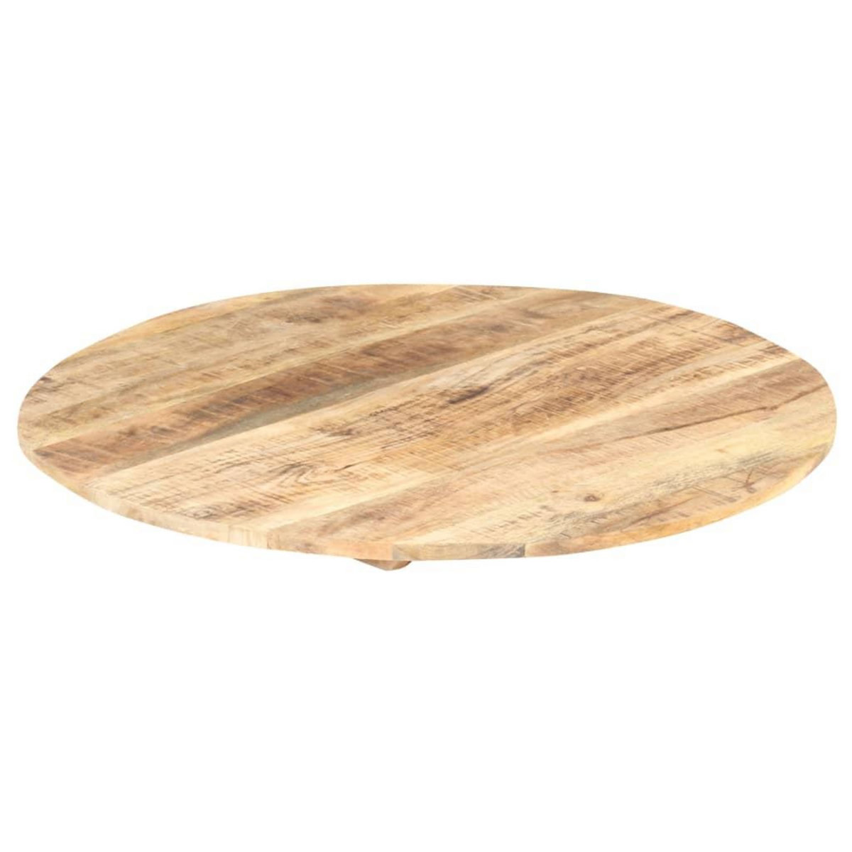 VIDAXL Dessus de table Bois de manguier solide Rond 15-16 mm 70 cm