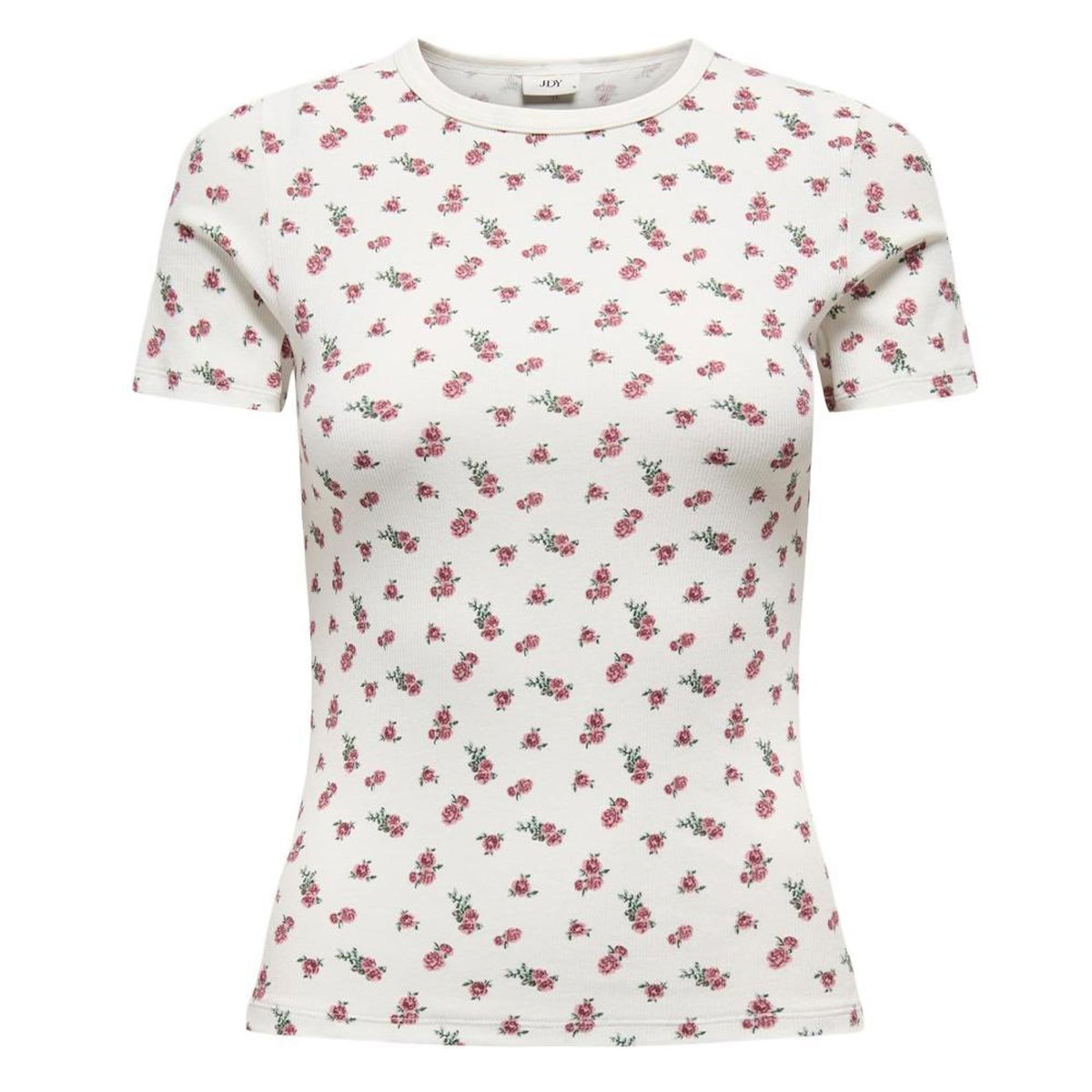 JACQUELINE DE YONG T-Shirt Blanc/Rouge Femme JDY Lucky