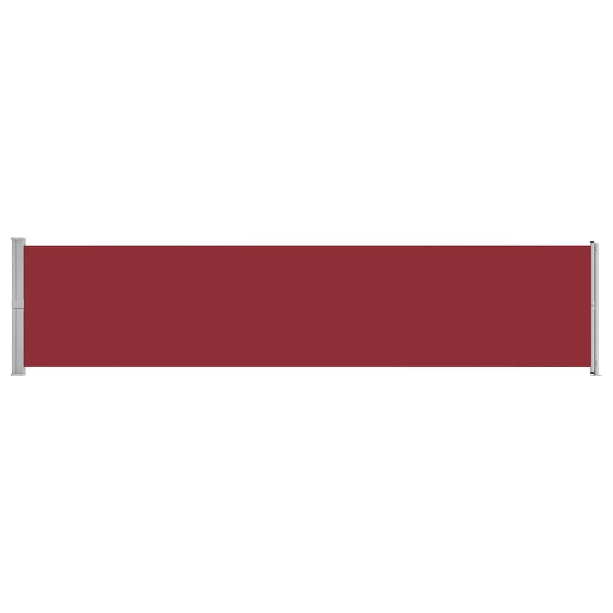 Voir la diapositive 2 : VIDAXL Auvent lateral retractable de patio 140x600 cm Rouge