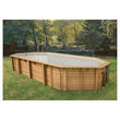 UBBINK Piscine bois Océa  470X860 - H130cm - Liner Beige 