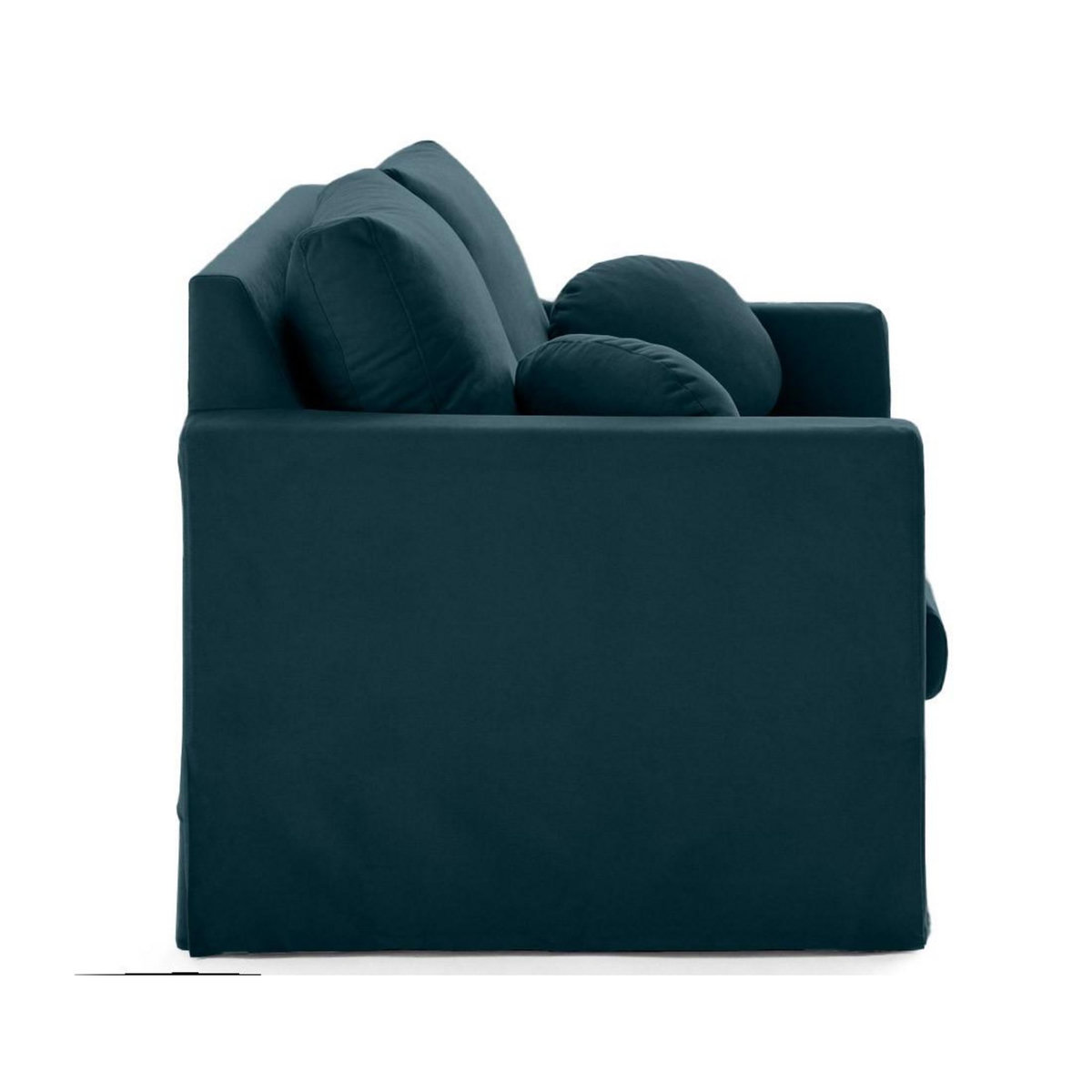 LISA DESIGN Serena - canapé droit déhoussable 2 places en tissu