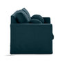 Voir la diapositive 4 : LISA DESIGN Serena - canapé droit déhoussable 2 places en tissu