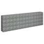 Voir la diapositive 3 : VIDAXL Lit sureleve a gabion Acier galvanise 270x30x90 cm