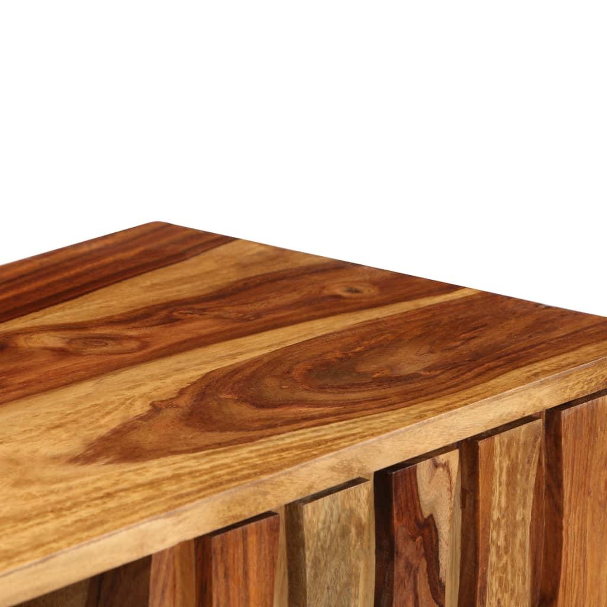 Voir la diapositive 5 : VIDAXL Meuble TV Bois massif de Sesham 118 x 30 x 40 cm