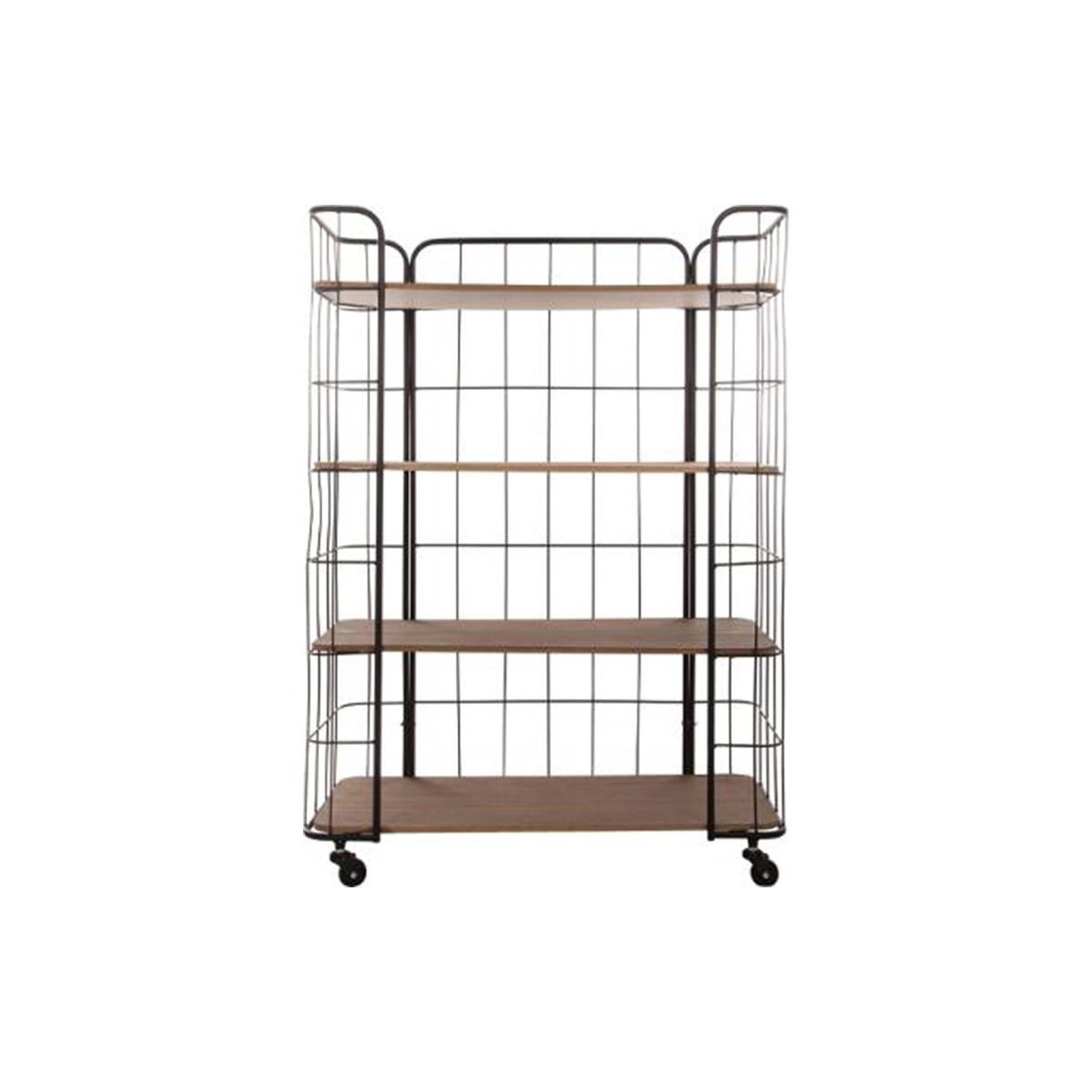 Voir la diapositive 2 : ATMOSPHERA Étagère à 4 niveaux  jordi  97cm noir