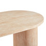 Voir la diapositive 3 : Paris Prix Table Ovale Effet Travertin  Miriam  180cm Beige