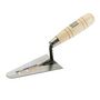 Voir la diapositive 1 : ALYCO Truelle pointe ronde manche en bois  125 x 70 mm
