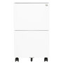 Voir la diapositive 2 : VIDAXL Classeur mobile Blanc 39x45x67 cm Acier