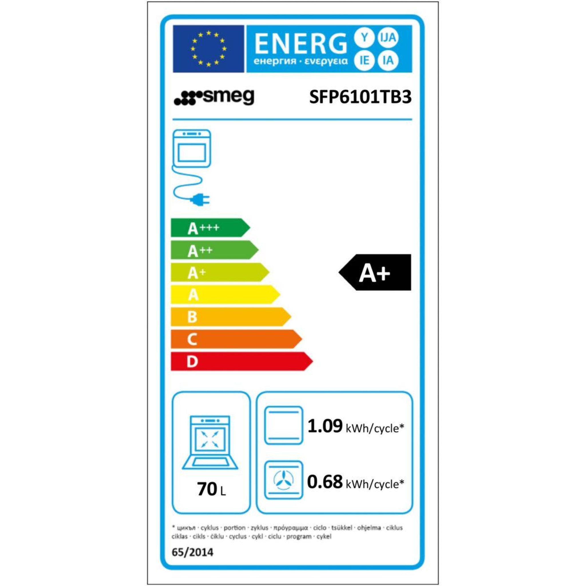 Voir la diapositive 6 : SMEG Four encastrable SFP6101TB3