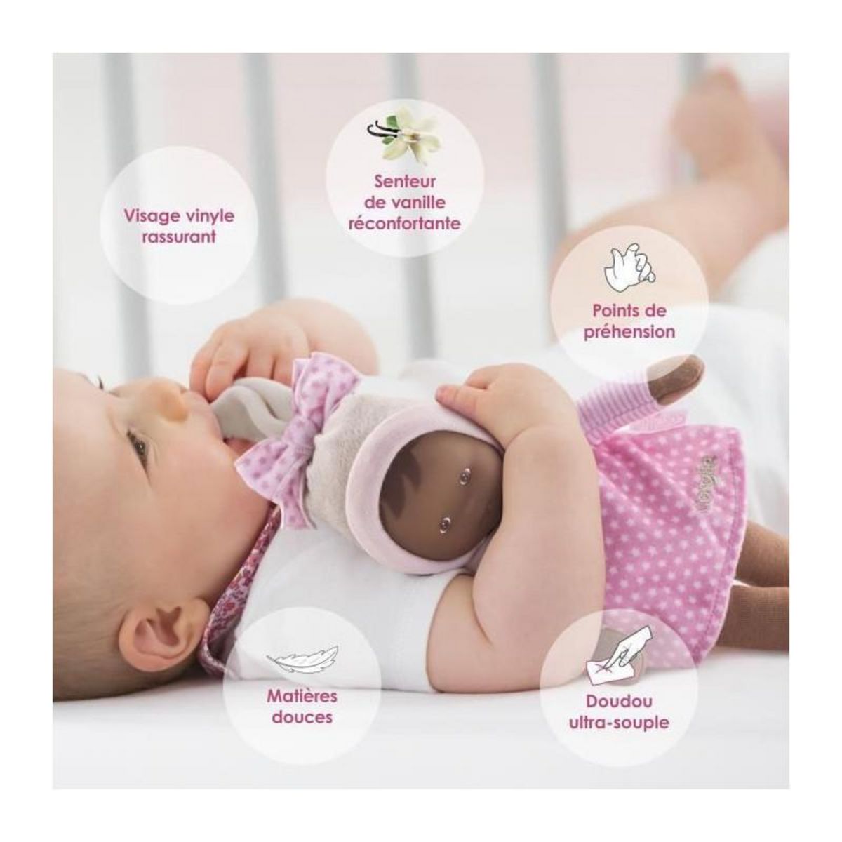 Corolle Doudou Miss Rose  Rêves d'Étoiles