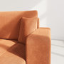 Voir la diapositive 4 : BEST MOBILIER Nicole - canapé panoramique en u 7 places convertible avec coffre en tissu