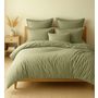 Voir la diapositive 3 : Home collection Taie de traversin 100% coton 57fils